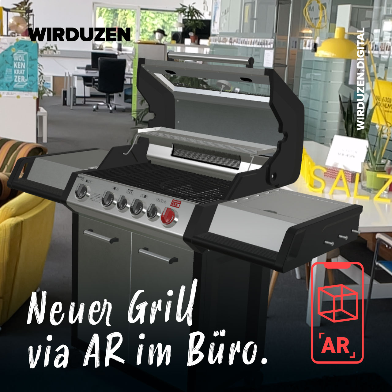 Grill AR Augmented Reality Shopware